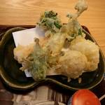 蕎麦料理 すみや - 季節の野菜天ぷら(春)