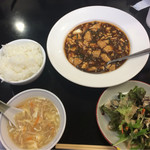 広東料理 天天 - Ｂセットは麻婆豆腐でした。