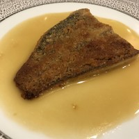 トロワフレーシュ - 穴子のフライ　シャンパーニュソース