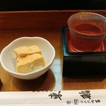 東鮨 - 冷酒にお通し