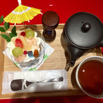 イッピン カフェ - 金魚スイーツセットの空中写真 2016/08/15