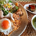 茶屋 草木万里野  - アジアンディッシュセット ￥980+税