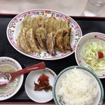 餃子の王将 - 2017年10月03日  餃子セット（よくやき）730円