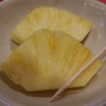 ぴかまつ - 皿うどん後のパイン