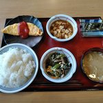 盛岡月が丘食堂 - 朝食セット（４００円）