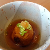 お料理 とみやま - いちじくの揚げ出し
