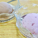 河辺ドライブイン - 子どもたちにはアイスクリームのサービス