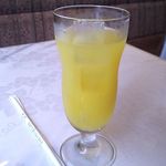 トロイカ - 朝定食のオレンジジュース