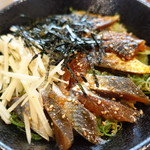 本町製麺所 天 - うるめいわしの漬け丼