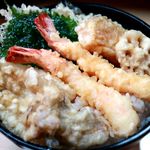 天ぷら はせ川 - 20171003天丼・アップ