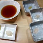 天ぷら はせ川 - 20171003天ぷら薬味