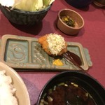 ぎんざ磯むら - 丁字、1串目。たぶん しいたけ。