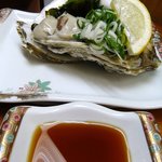 旬菜郷土料理 一隆 - 隠岐の島　加藤二士氏作　岩牡蠣：1350円