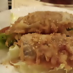 らんぷ亭 - なすの辛味揚げ。この店の大人気作。妻のお気に入り♪