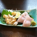 なべいち - バイ貝&カンパチ