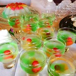 八鶴亭 - レトロキラキラモザイクゼリー@昭和味