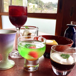 八鶴亭 - グラスデザート類