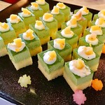 八鶴亭 - 抹茶ケーキ