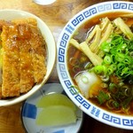 だてそば - 半々定食1050円