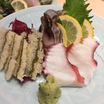 寿司 魚がし日本一 - 追加で、たこ・子持ち昆布・とりがい