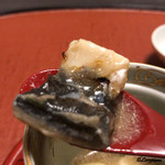 御料理 寺沢 - 湯葉蒸しの中には鰻