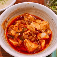 中華旬彩 森本 - ミニ麻婆豆腐のセット ＋300円
                    山椒が強めでスパイシー