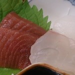 旬彩料理　てん - マグロとイカとタイ