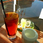 エキ・バー＆グリル - アイスティーの氷は、紅茶で出来てた！