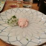 季節料理 なみき - 『三重　活　皮はぎうす造り』2,000円