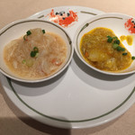 中国飯店 - 大ぶり海老と毛蟹 & 上海蟹のほぐし身ソース炒め