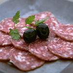 Fresh salami Salame Felino