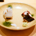 鮨 さいとう - あわびとたこ