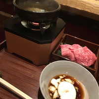 研覃 ほりべ - 牛のすき焼き風