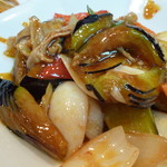 Kourien - 茄子と豚肉の甘辛炒め定食