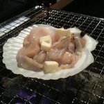 炉ばた雷橋 - ほたて貝！