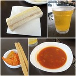 Plaza Premium Lounge - サンドイッチ/ビール/スナック/スープ