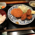 Jizake To Washiyoku Hashigoya - ランチ  フライ定食