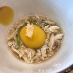 柚木元 - 蟹さんと南瓜と上に乗っているのは兎さん、今日は中秋の名月