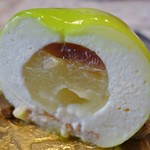 シンフラ - （2017/9月）「Pomme Vert-Mascarpone　～青リンゴ～」の断面