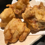 肉そば居酒屋まる文 - とり天