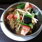 バーワルチー - ベイガンマトン（￥１２５０）