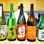 むろまち 加地 - この日の日本酒たち