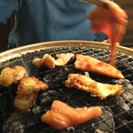 炭火焼肉　いせ家 - ハチノスも！うまうまたれホルモン❤