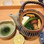 鰻前えとう - 松茸、三つ葉、甘鯛