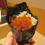 すゝき野 鮨金 - いくら手巻き