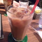 クリッターズバーガー - ドリンクもがっつりサイズ満足。アイスコーヒー400円