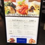 リストランテ カノビアーノ - 外看板です。