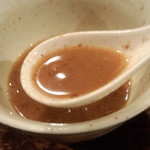 日本橋 製麺庵 なな蓮 - スープ割り