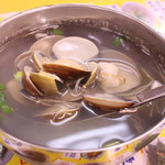 大頭龍蚵仔煎 - ハマグリスープ
