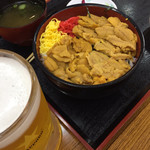 海鮮丼 ととや - ウニ丼1,550円（大盛＋100円）